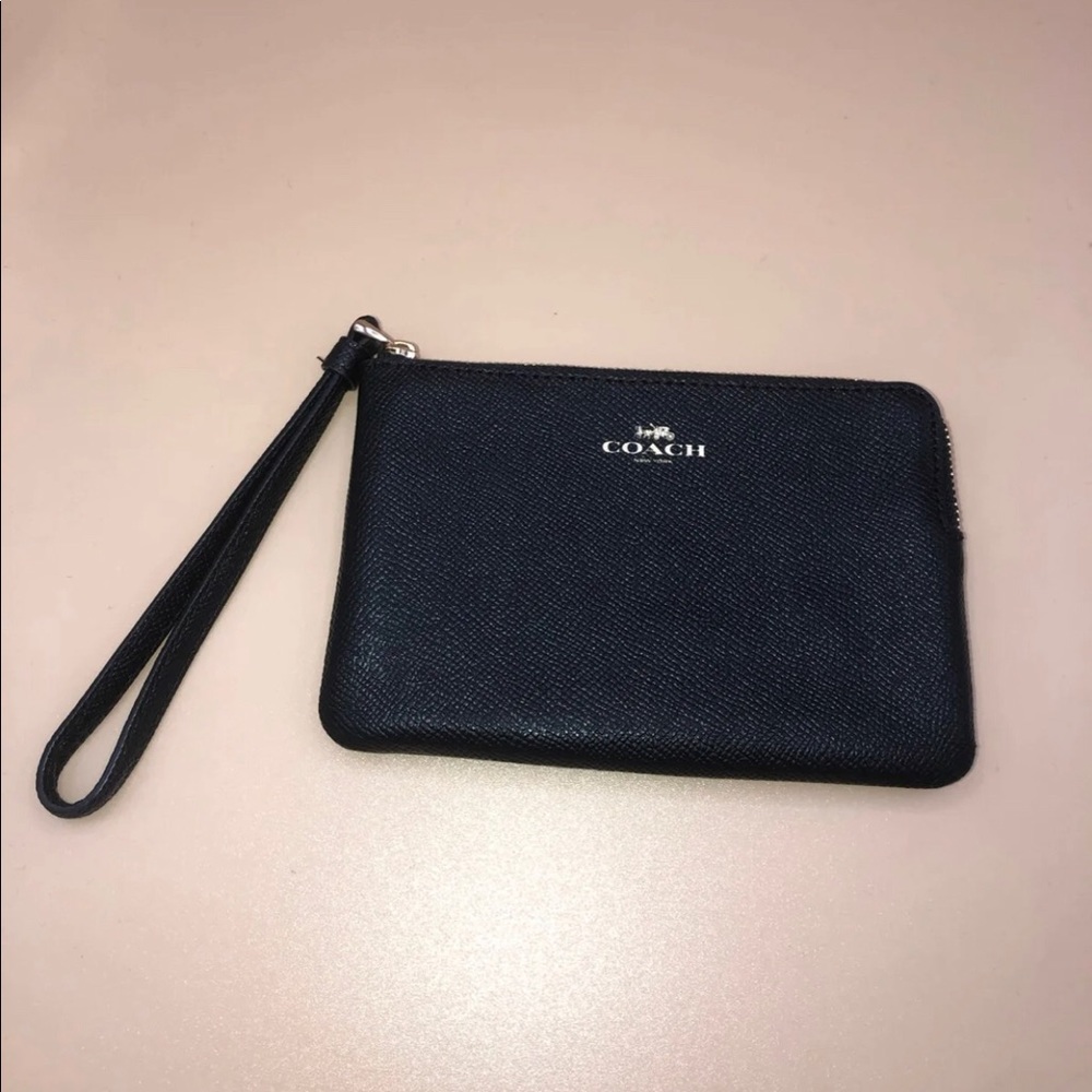 Black Coach Wristlet